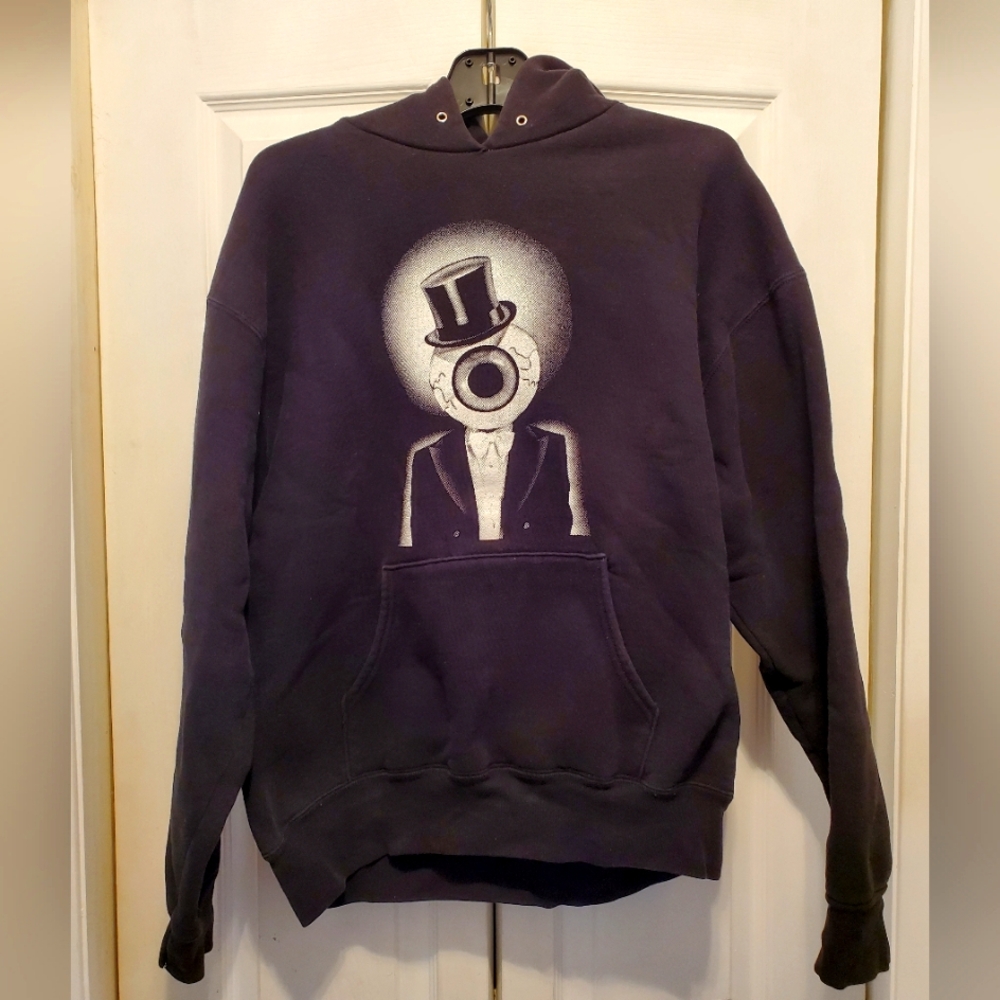 The Residents Band Rare Vintage Eyeball Tour Hoodie 1990s Large